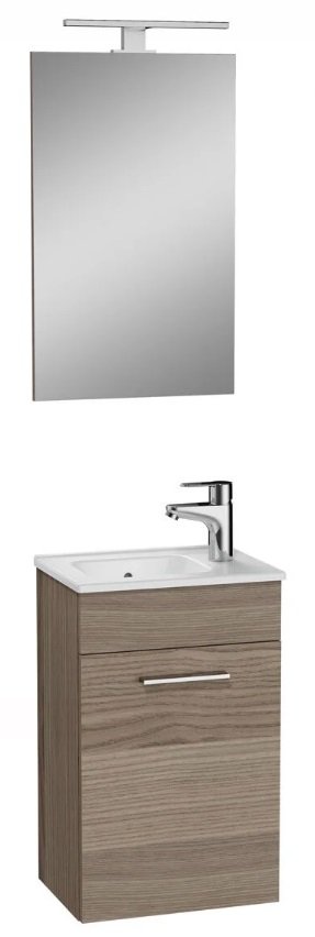 Vitra Mia 75064 Banyo Dolabı Seti 40 Cm,Kapaklı,Tezgahüstü Lavabolu,Cordoba.